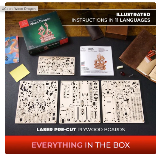 UGears Wood Dragon