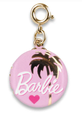 Gold Glitter Barbie Locket Charm