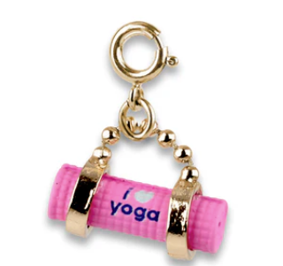 Gold Yoga Mat Charm