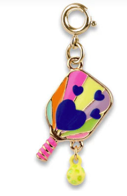 Gold Pickleball Charm