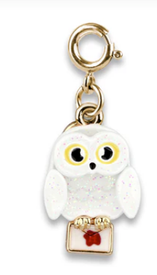 Gold Swivel Hedwig Charm