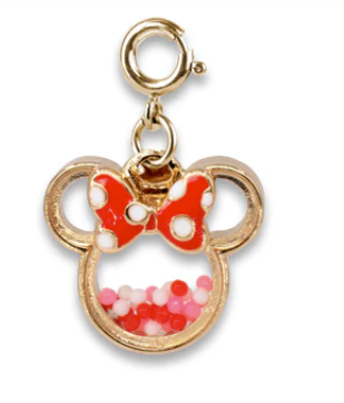 Gold Minnie Shaker Charm