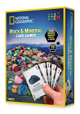 Nat' Geo Rock/Mineral Card Games