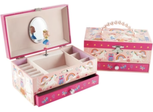 Rainbow Woodland Jewellery Box