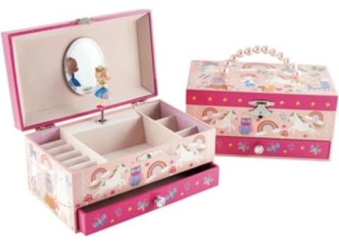 Rainbow Woodland Jewellery Box