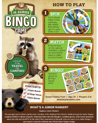 Jr. Ranger Bingo