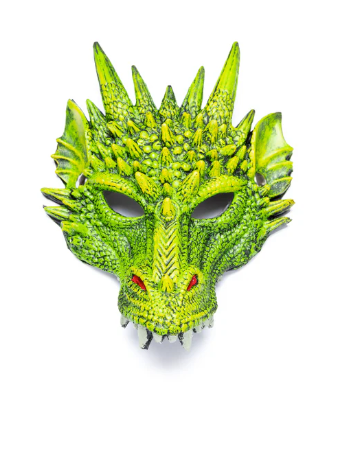 Dragon Mask Green