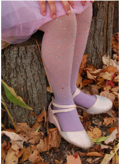 Rhinestone Tights Lil/Pk/Bl Size 3-8