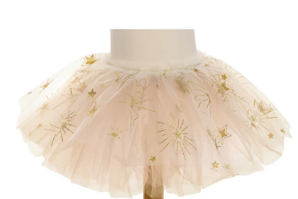 Sparkle Star Tutu White/Gold 4/6