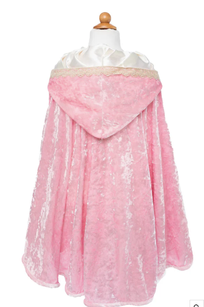 Deluxe Pink Princess Cape 3/4