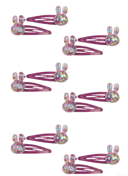 Bunny Bling Hairclips