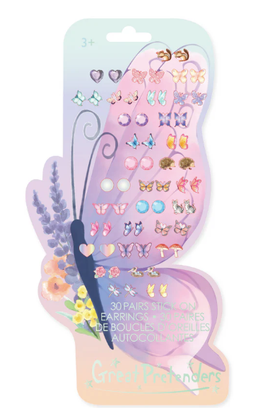 Butterfly Sticker Earrings 30pairs