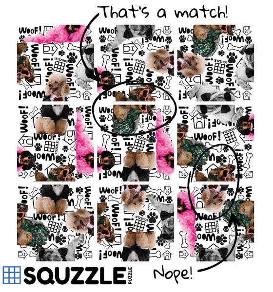 Squzzle Puzzle-Dapper Dogs