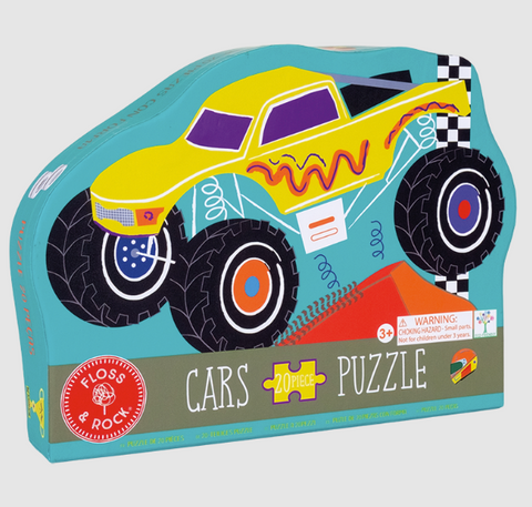 Cars-Monster Truck Shaped 20pc Puz