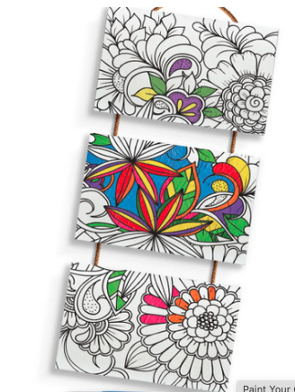 Mini Canvas Exotic Flowers