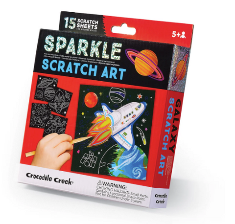 Sparkle Scratch Art Galaxy