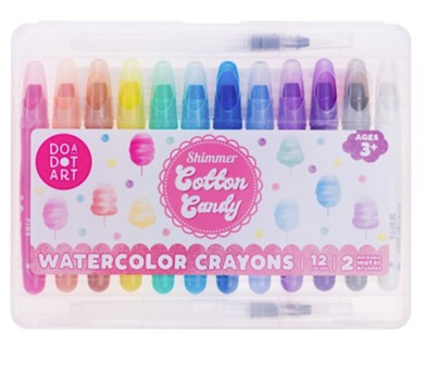 Cotton Candy Shimmer Watercolor Crayons