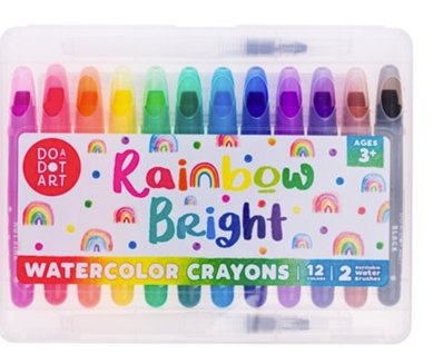 Rainbow Bright Watercolor Crayons