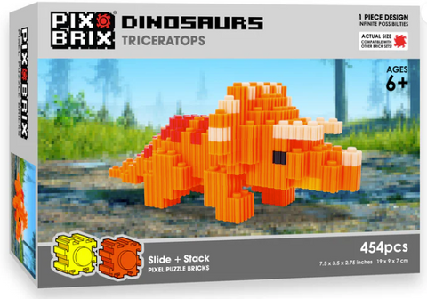 Pix Brix Dino- Triceratops