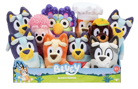 Bluey & Friends 8"  Assorted