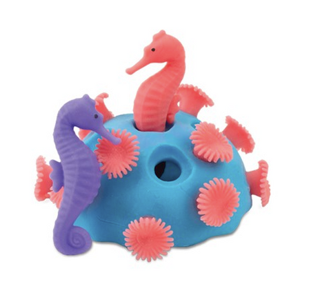 Stretchy Coral & Seahorse