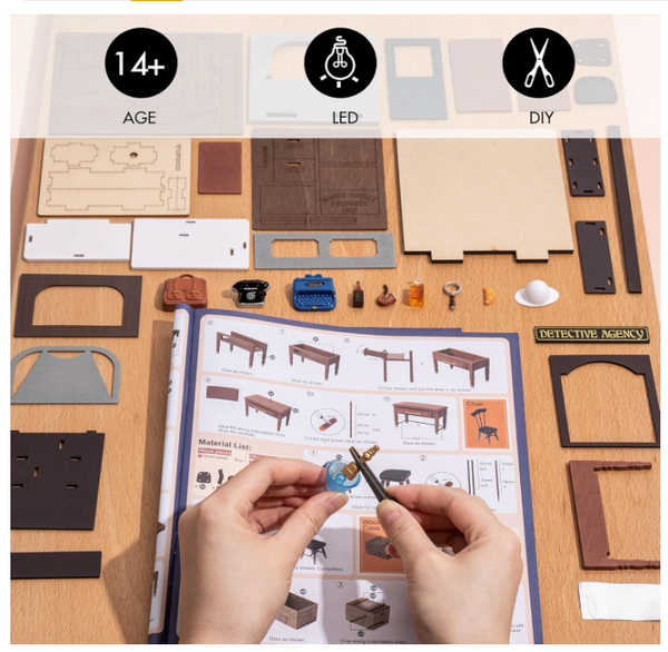 DIY Miniature-Mose's Detective Ag.