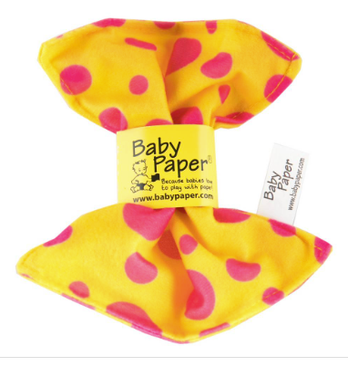 Baby Paper Yellow Pink Dot