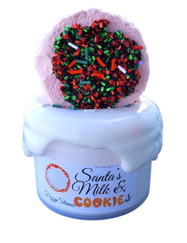 Santas' Cookies & Milk Slime