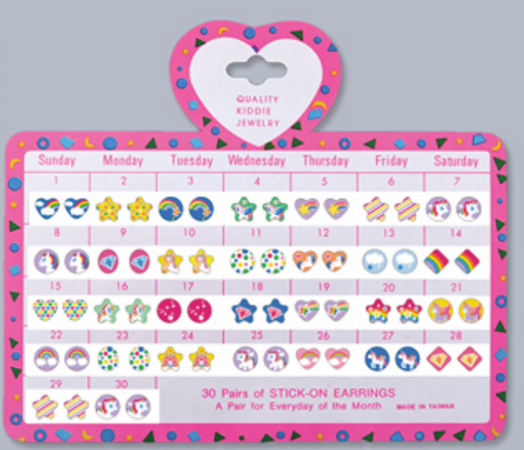 30 Day Unicorn Stick On Earrings