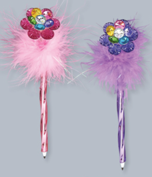 Daisy Rainbow Bling Pen