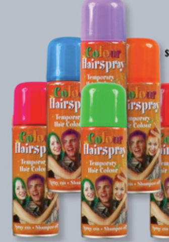 Rainbow Color Hairspray