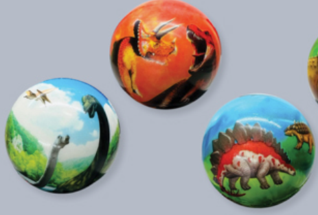 Dinosaur Bouncing Balls