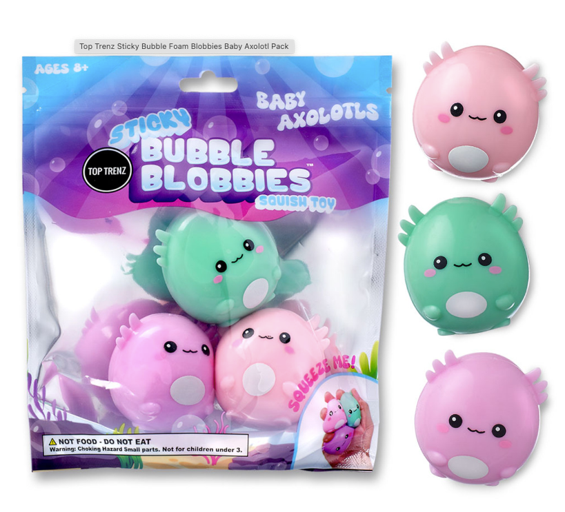 Bubble Blobbies- Baby Axolotls