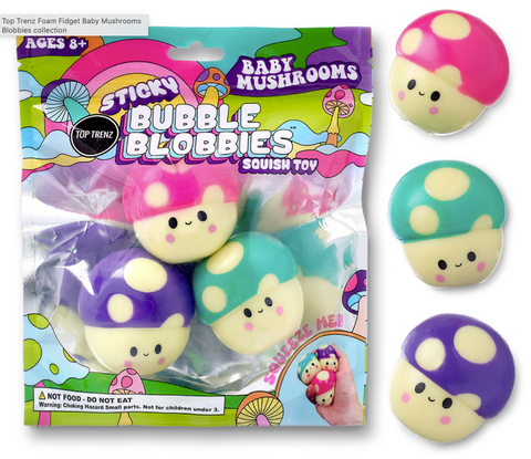 Bubble Blobbies- Baby Mushrooms