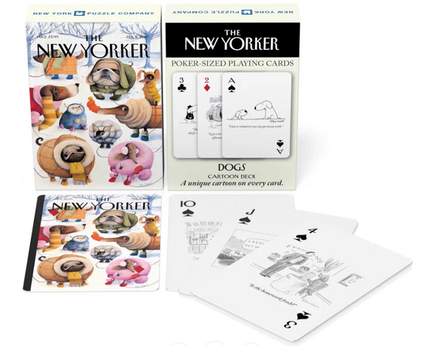 Dog Cartoons Playing Cards