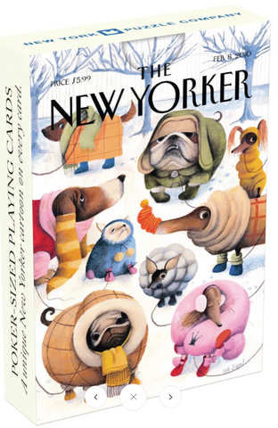 Dog Cartoons Playing Cards