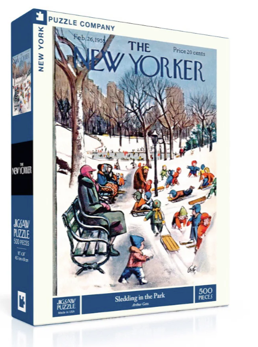 Sledding in the Park 500pc