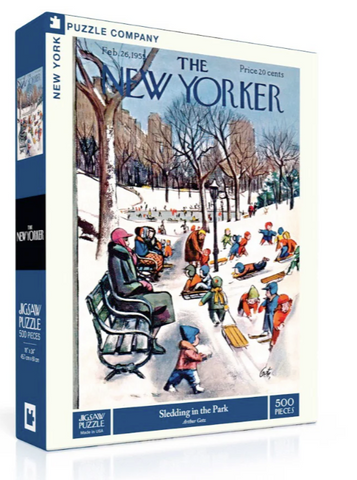 Sledding in the Park 500pc