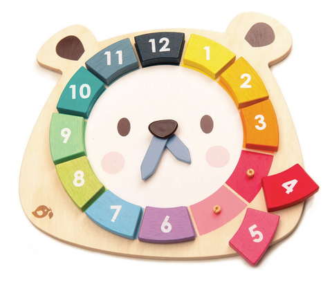 Bear Colors Clock