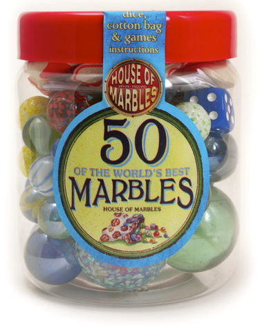 Tub of 50 Marbles