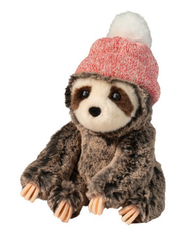 Blitzen Sloth w/Winter Hat 7.5"
