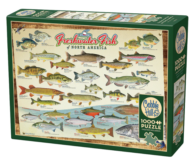 Freshwater Fish of North America 1000pc