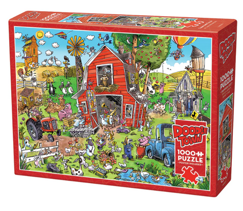 Doodle Town Farmyard Folly 1000pc