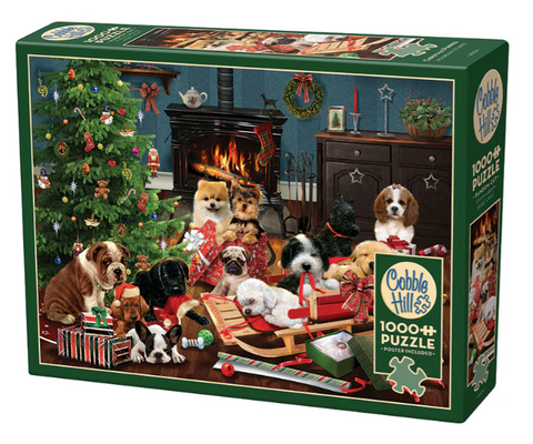 Christmas Puppies 1000pc
