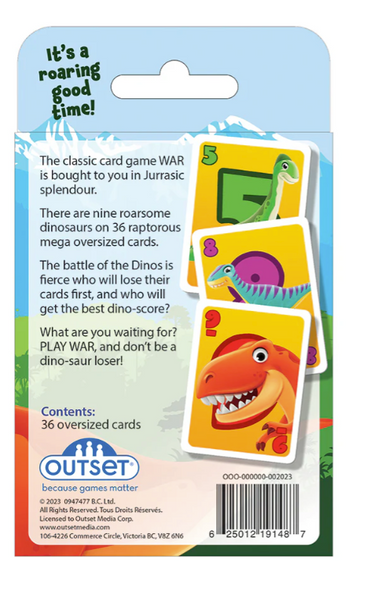 Dinosaur War Card Game