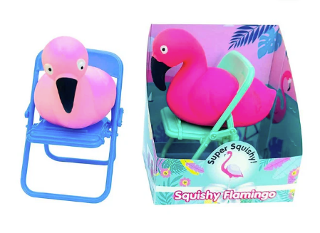 Squishy Flamingo w/Chair