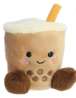 5" Palm Pals -Milky Tea Boba