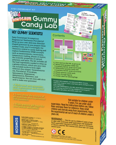 Dinosaur Gummy Candy Lab