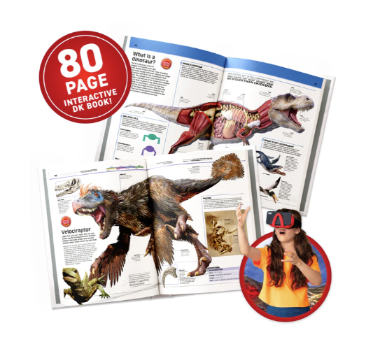 VR Dinosaurs Gift Set w/DK Book
