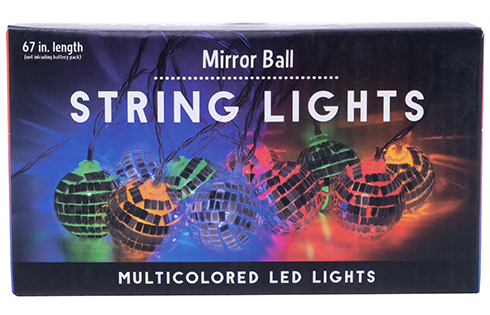 Mirror Ball String Lights